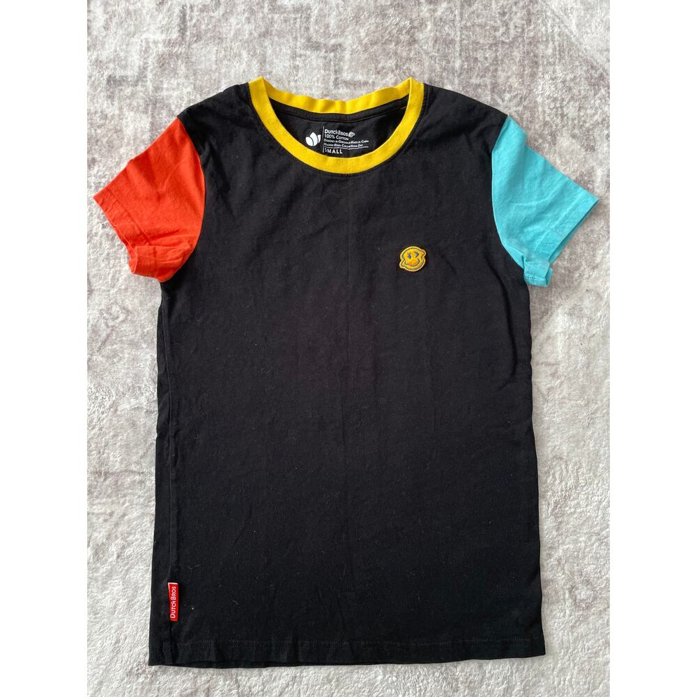 Dutch Brothers Colorblock Crew Neck Short‎ Sleeve T Shirt Small